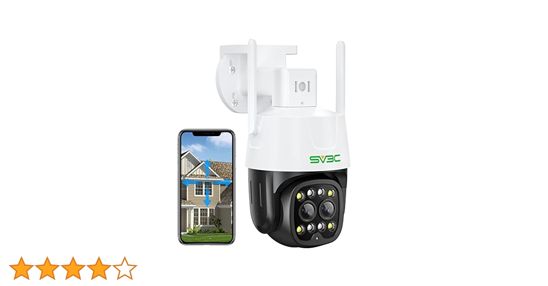 Amazon.co.jp: 2.4G/5Gwifi対応・400万画素】防犯カメラ 屋外